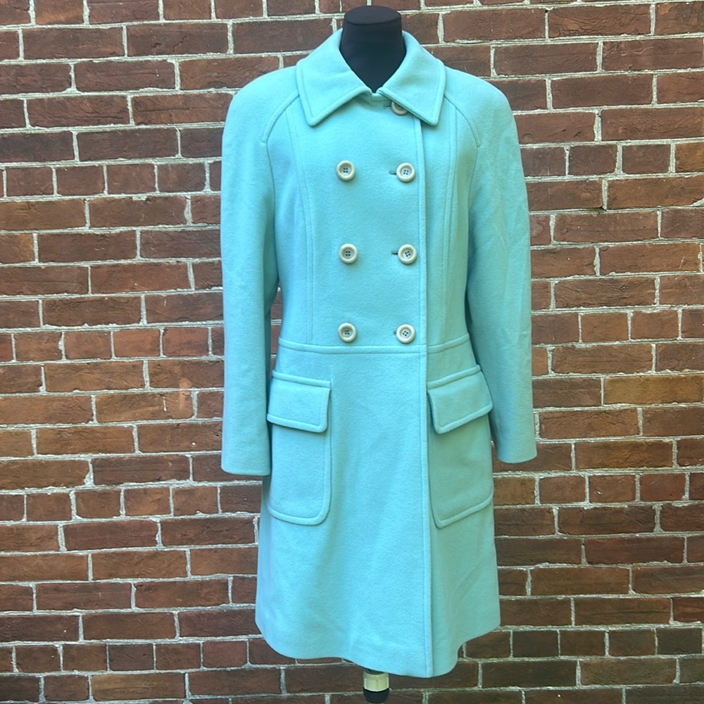 Vintage Light Blue Pea Coat
